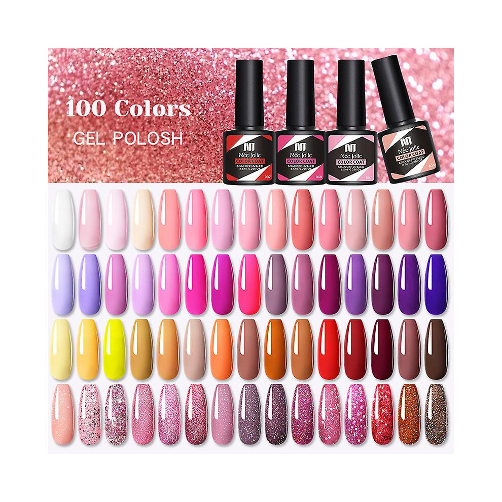 Timubike  8.5ml Gel Nail Lacquer 72 Piece Nail Lacquer Soak Uv Led Nail Lacquer Nail Lacquer Nail Art Starter Nail Salon Diy At Home