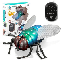 Wabjtam Remote Control Animal Insect Toys Infrared Electric Simulation Fly Bee Rc Prank Animals