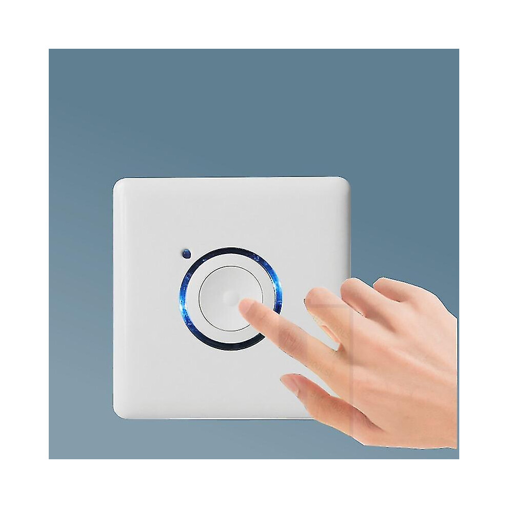Wall Timer, Ac110-250v Outdoor Led Touch Delay Timer Switch 16 Levels Delay Settings Digital Countdown Timer Interrup