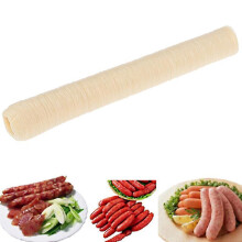 14m Collagen Sausage Casings Skins 24mm Long Small Breakfast Sausages Tools