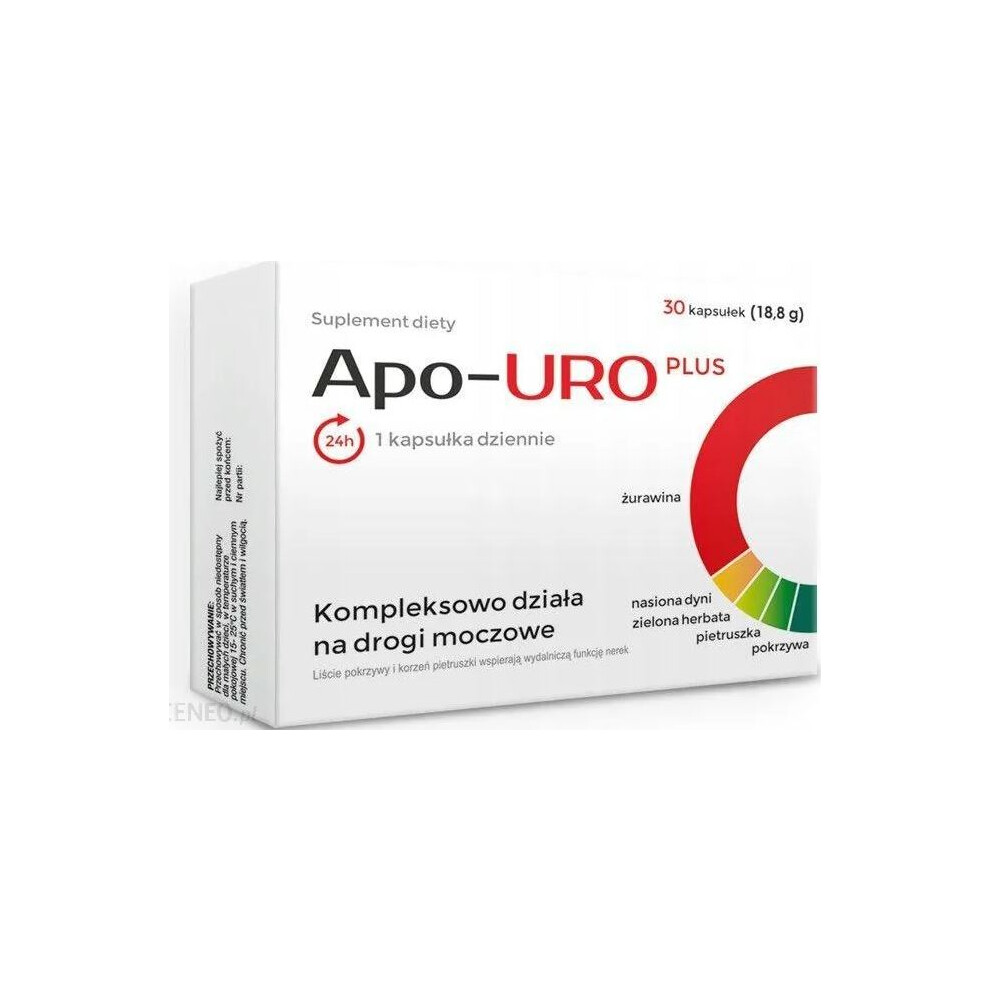 Polskie Suplementy Apo-Uro Plus 30 Kap Urinary System Prostate Suplement