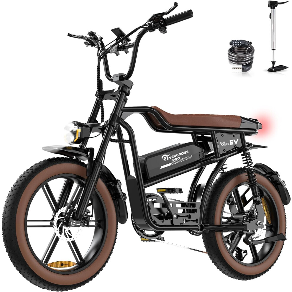 HITWAY EK30 Electric Bike, 20" x 4.0 Fat Tire Off-Road E Bike