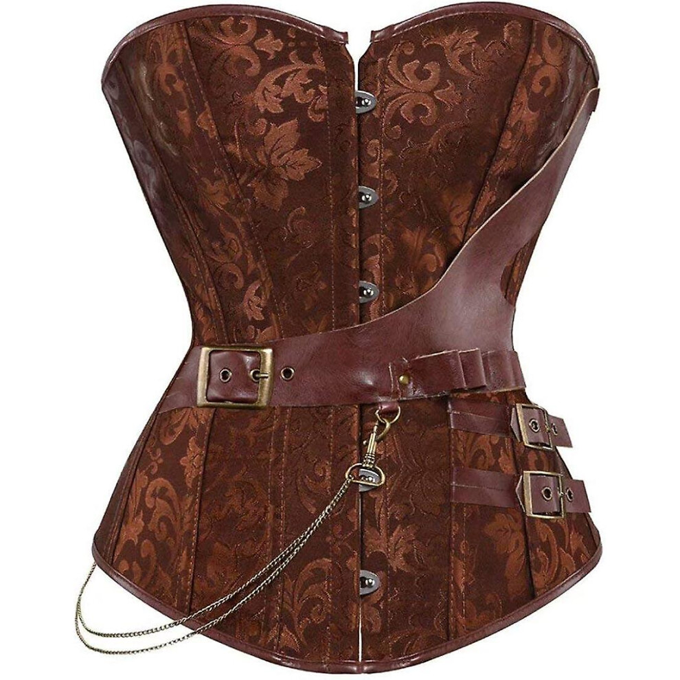 Women's Steampunk Corsets Bustiers - Gothic Punk Waist Cincher Retro Shapewearop