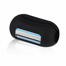 Envie 2 in 1 Finger Shaver Mini Razor Toothbrush Cover,Black