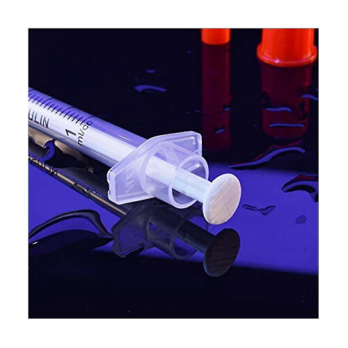 100 Pack 29g 1cc 1/2inch Syringe With Needle - Disposable Individual Package Ty 1