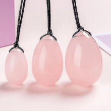 100% Pure Natural Quartz Yoni Egg Set Kegel Exerciser Balls Vginal Balls Muscle Jade Eggs Massager Ball Vaginal Tightening