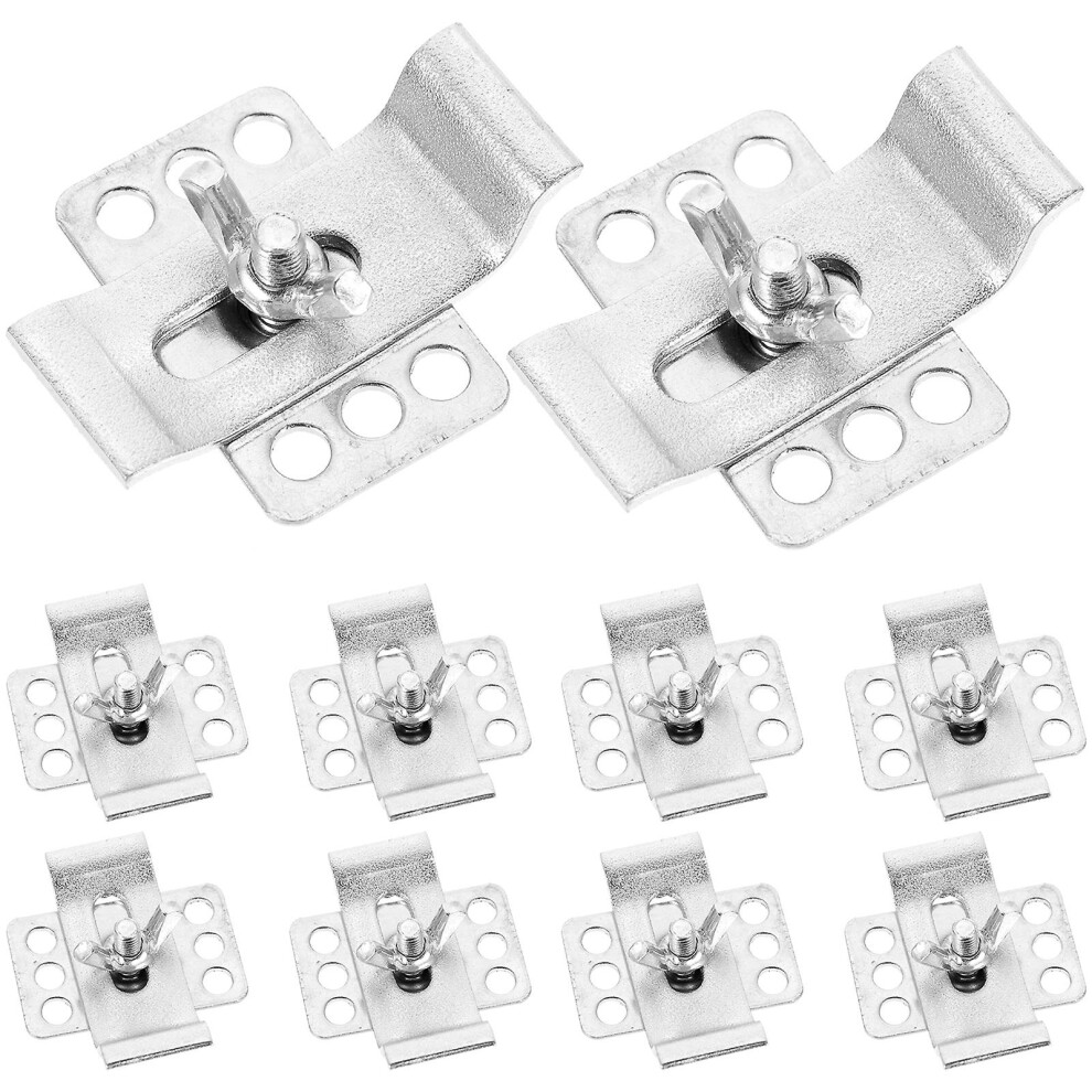 10 Sets Undermount Sink Clip Wash Basin Support Clamp Countertop Repair Kit
