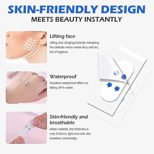 120pcs Face Lifting Tape Ultra-thin Invisible Waterproof 2
