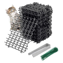 12pcs Scat Mat With Spikes,at Animal Spikes Repellent,garden Prickle Strip Dig Stopper Deterrent Sp fast