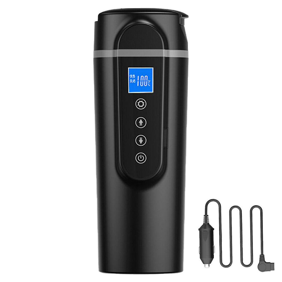 12v 24v Heating Cup Travel Car Van Electric Thermal Thermos Tea Coffee Mug Flask
