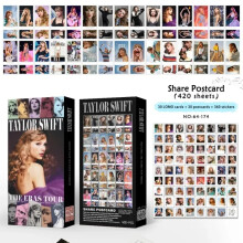 Taylors The Swifts Postcards Singer Music Stars Figures Peripheral Collection Cards Gifts for Fans Women Table Decorative Card