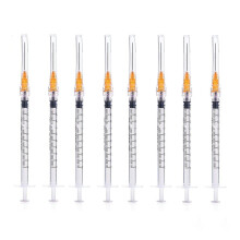 1Ml Syringe with Needle-25G 1 Inch Needle, Disposable Individual Package-Pack of 100 Sealed Sterile