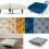 (Charcoal) Chesterfield Upholstered Chrome Stool 50x50x25cm 4