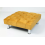 (Charcoal) Chesterfield Upholstered Chrome Stool 50x50x25cm 8