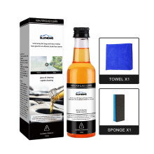 (150ML*1+towel*1+sponge*1) Glass oil film remover, front windshield oil film remover, car window stain remover
