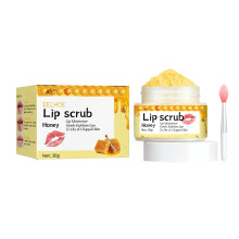 (Honey flavor) Lip Scrub Moisturizes Lips, Prevents Chapped Lips, Moisturizes