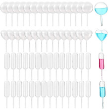 200pcs 4ml Plastic Pipettes Squeeze Transfer Pipettes Suitable For Chocolate, Cupcakes, Strawberries