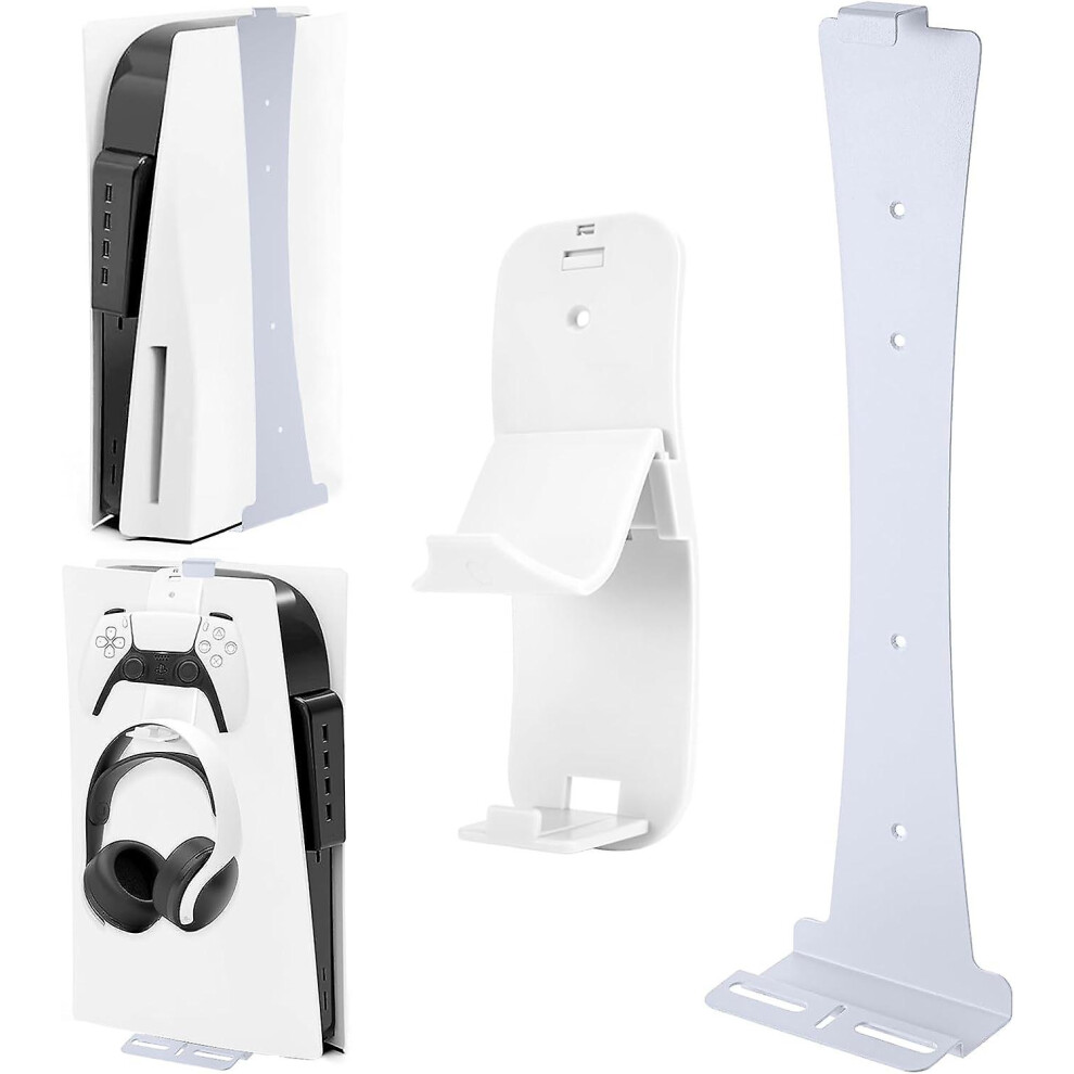 Auniq Ps5 Wall Mount Bracket For Playstation 5 (disc And Digital Edition)with Controller Holder