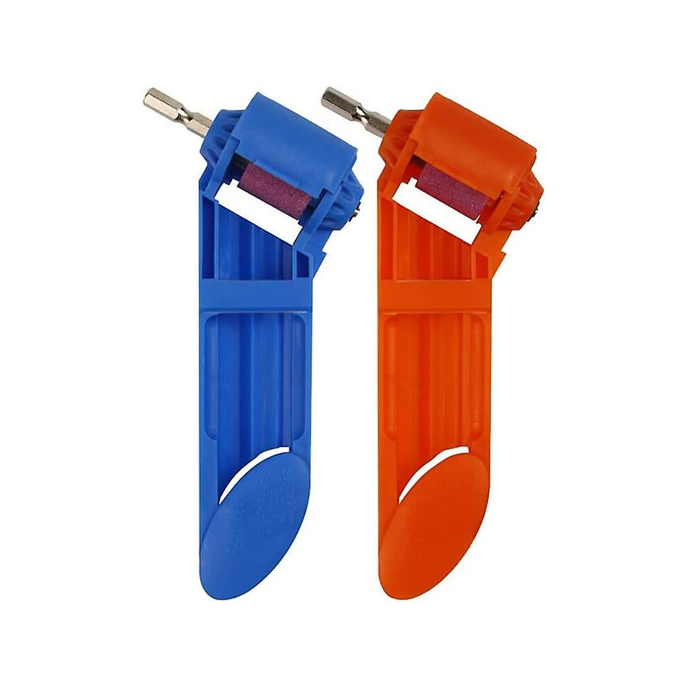 2 Pcs Drill Bit Sharpener, Corundum Drill Bit Sharpener, Portable Drill Bit Sharpening Tool