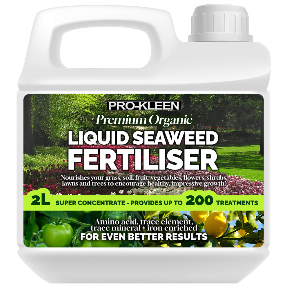 (1) 2L Pro-Kleen Premium Organic Liquid Seaweed Fertiliser