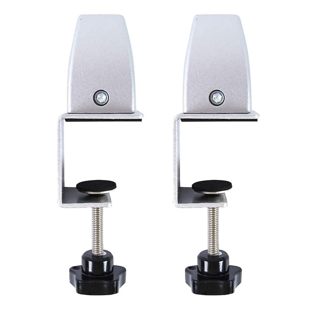 2 Pcs Office Desk Divider Clamp Privacy Screen Clip Holder Bracket Screen Baffle Clamp Partition fo
