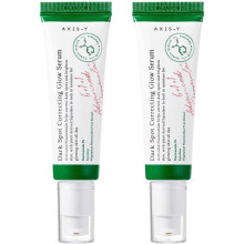 Axis-Y Dark Spot Correcting Glow Serum 50ml (Pack of 2) - 5% Niacinamide, Brightening with Squalane, Korean Skincare