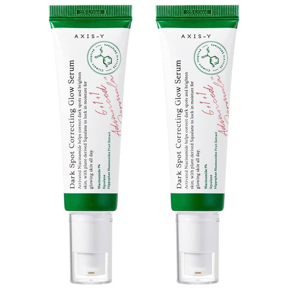 Axis-Y Dark Spot Correcting Glow Serum 50ml / 1.69 fl. oz | Korean Skincare |Brightening Serum, Dark Spot  (Pack of 2)