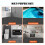 VEVOR Tapis de Drainage Modulaire VEVOR, 12 Pack 12" x 12" Tapis Interlockables en PVC 6