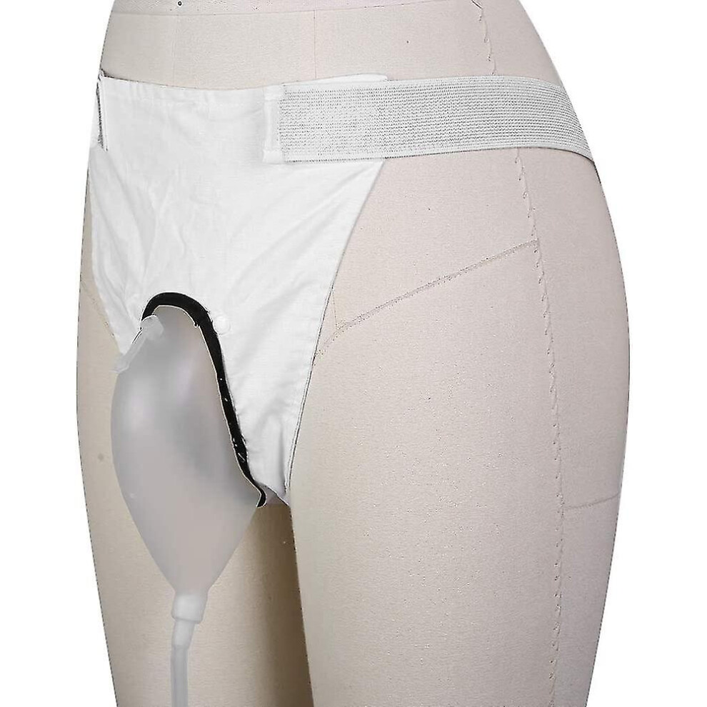 Urine Bag, Silic Urinal, Reusable Silic Urinal Protable Wearable Urine Bag Urinal System For Men Elderly Bedridden