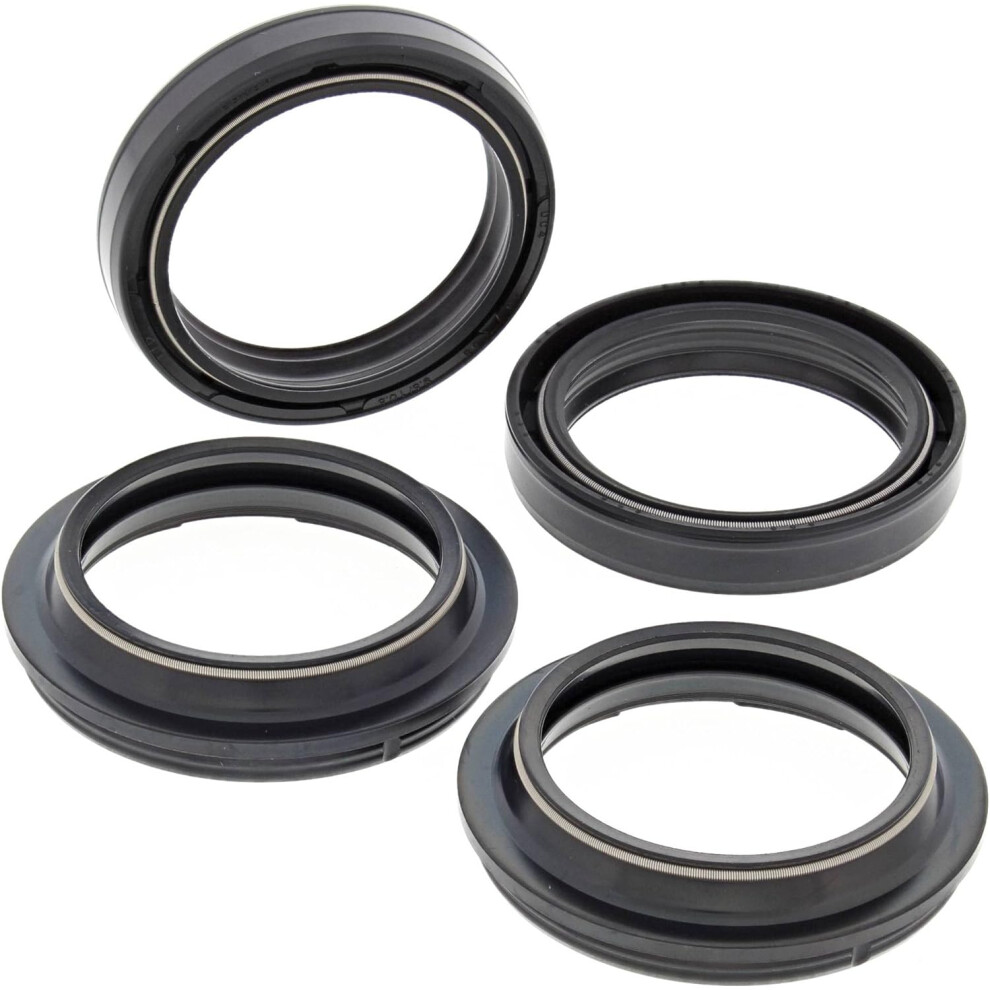 All Balls Racing 56-137 Fork & Dust Seal Kit Compatible With/Replacement For Honda Kawasaki Suzuki Yamaha 6935462214471