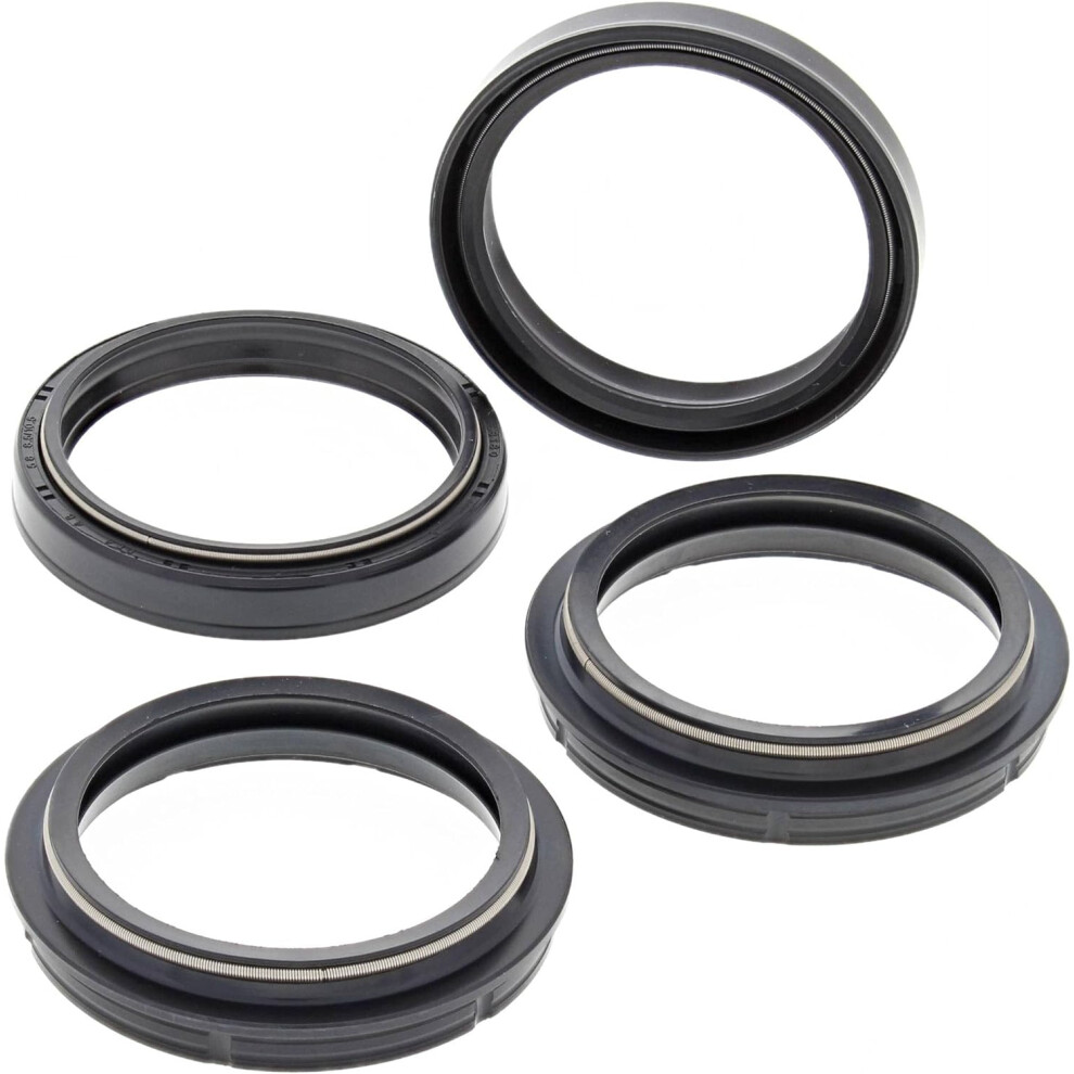 All Balls Racing 56-147 Fork & Dust Seal Kit Compatible With/Replacement For Honda Husqvarna Kawasaki Suzuki Yamaha 6935462214488