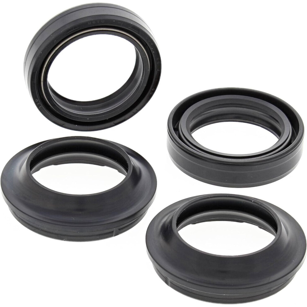 All Balls Racing 56-115 Fork And Dust Seal Kit Compatible With/Replacement For Suzuki Yamaha Honda Kawasaki 6935462214501