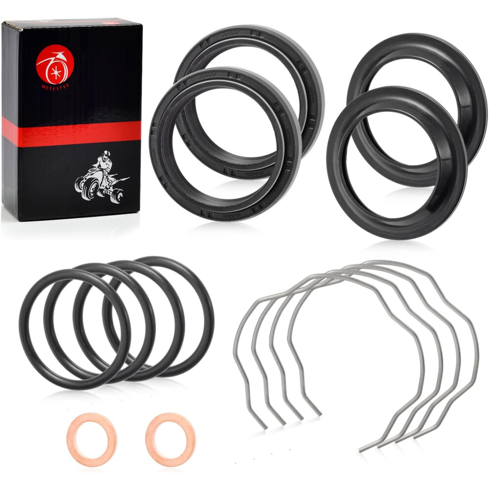 Fork Dust Oil Seals Kit 41X53x8/10.5Mm For Yamaha V-Star 650 950 1100 1300 Xvs650 Xvs950 Xvs1100 Xvs1300 Mt07 Fz07 Xsr 700 6935462214785