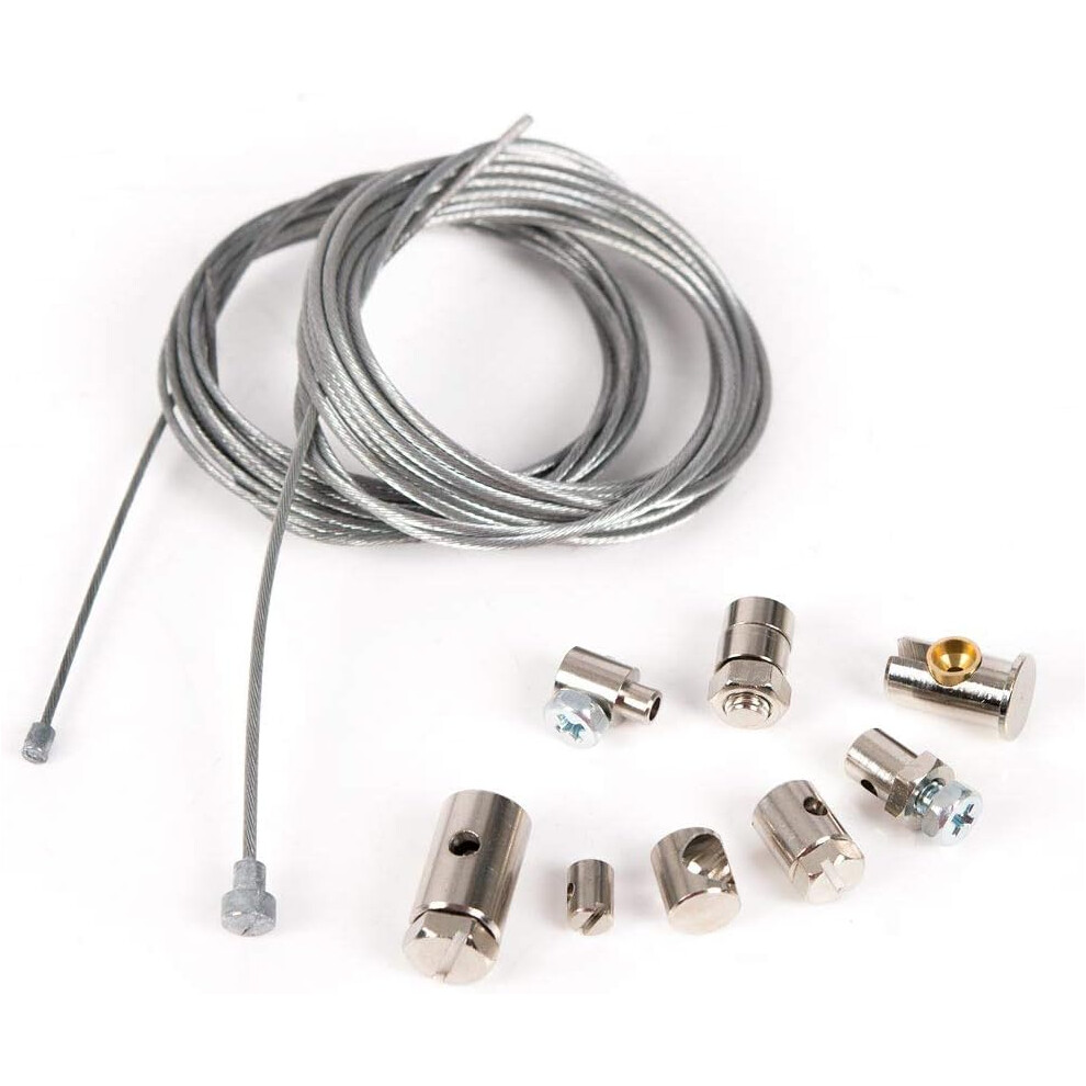 Kiwav Universal Motorcycle Emergency Throttle Clutch Brake Cable Repair Kit Compatible For Honda Yamaha Kawasaki Suzuki Motorcycle Atv Motorcross Bicy 6935462215300