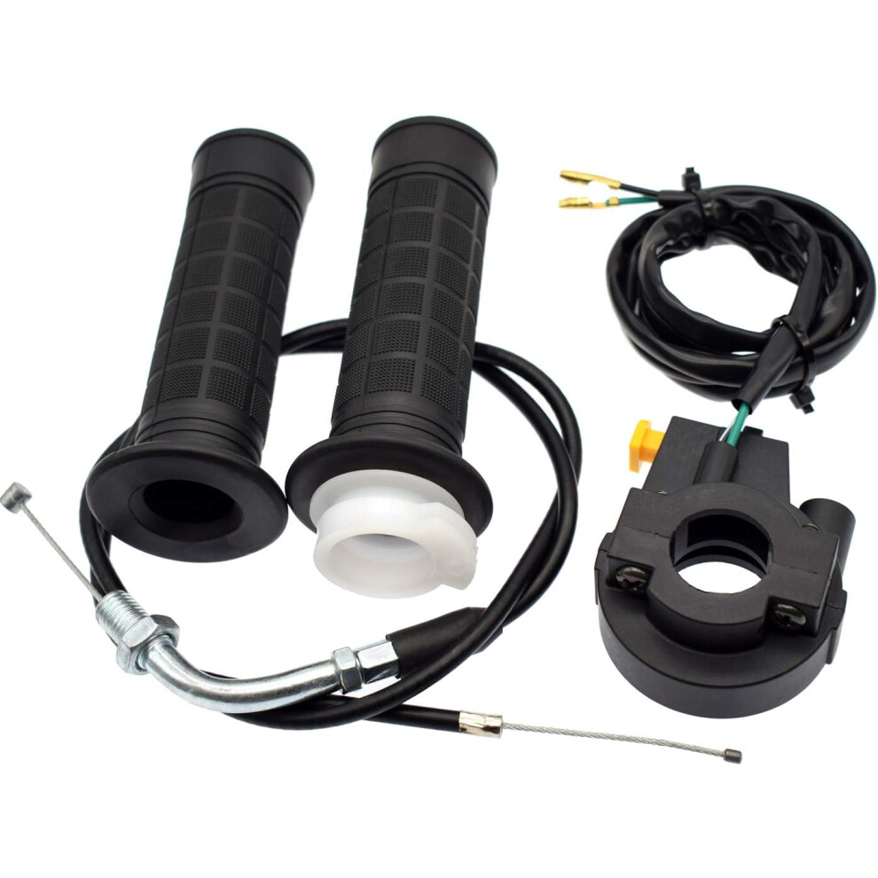 Twist Throttle And 36" Cable Handle Grip Kill Switch Set For 7/8" 22Mm Handlebar 49Cc 66Cc 80Cc Engine Motorized Bicycle Push Bike 6935462215386