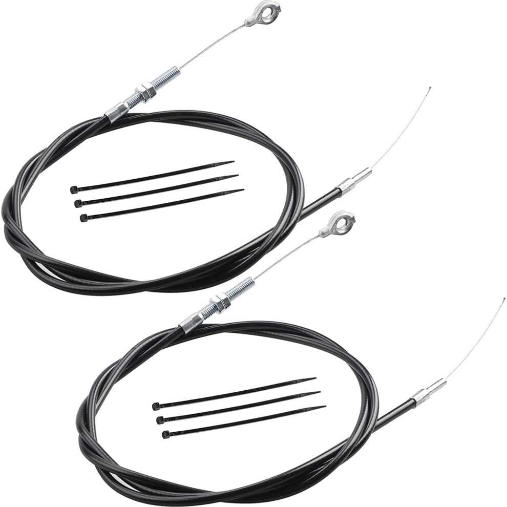 Universal Throttle Cable Compatible With Manco Go Kart 8252-1390 Go Cartï¼Wire 71" With 63" Casingï¼Two Sets Of Throttle Cable For Karting 6935462215850