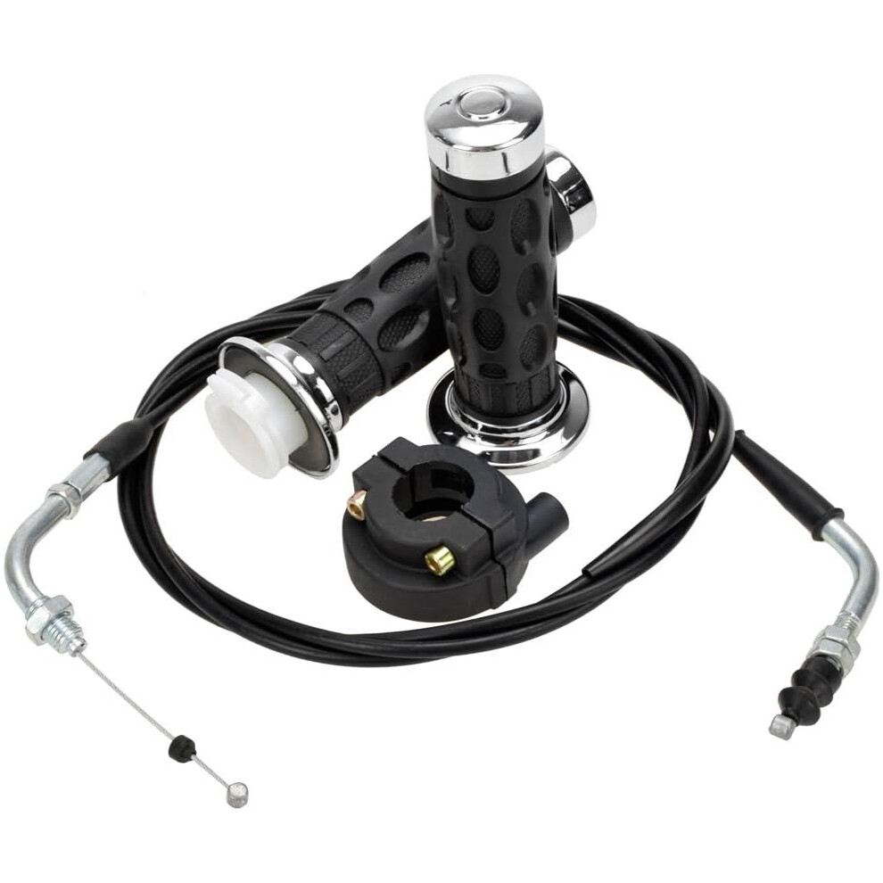 Hiaors Throttle Twist Grip Set 78" Scooter Throttle Cable For Gy6 50Cc, 80Cc, 125C, 150Cc Qmb139 157Qmj Jonway Roketa Nst Taotao Vip Future Champion 6935462215966