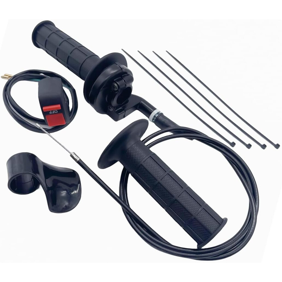 22Mm Mini Bike Throttle Cable Handle Grip Throttle Assist Kit For Coleman Powersports 196Cc Ct200u Mb200 Ct200u-Ex Bt200x Baja Warrior Parts Mb165 Mb2 6935462216062