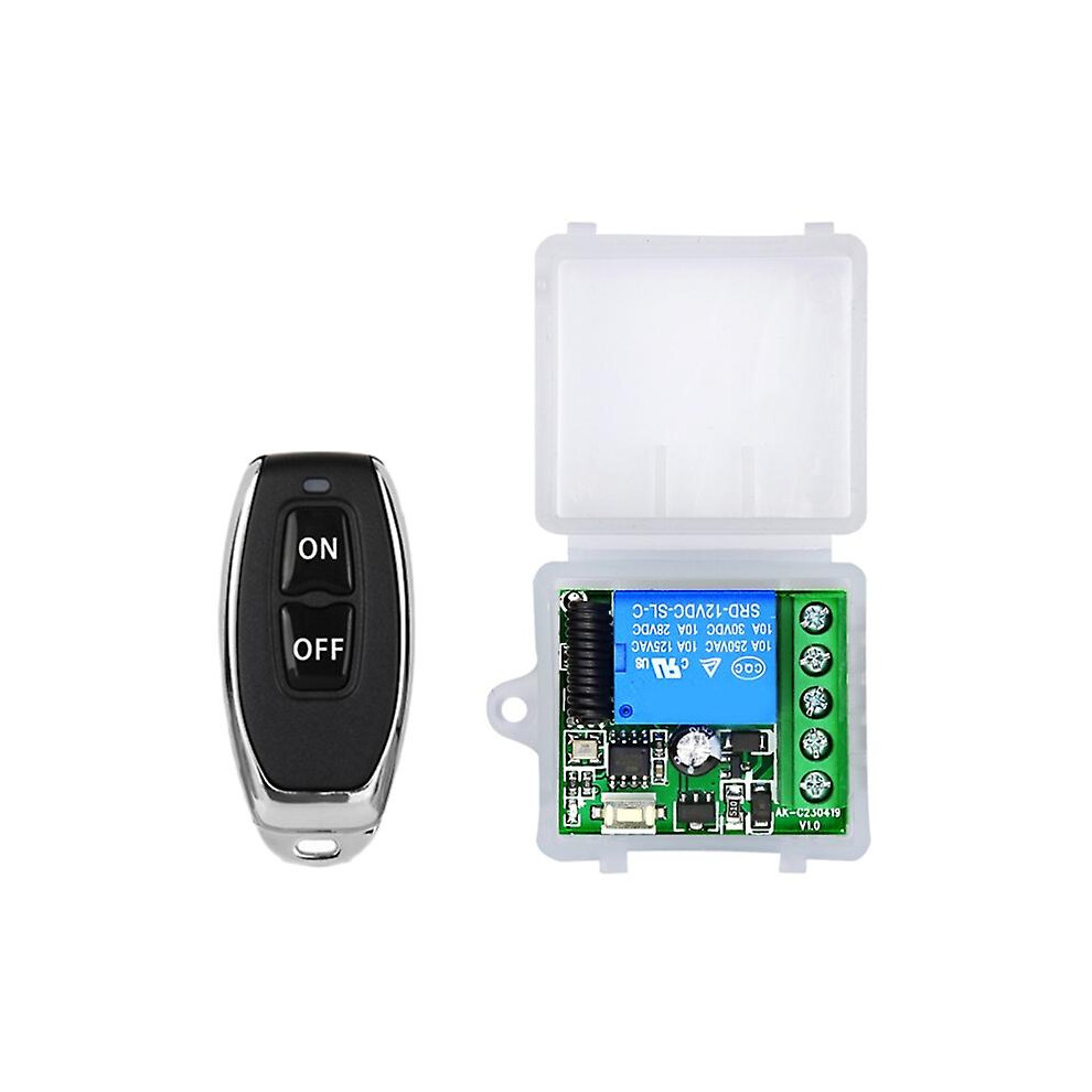 433mhz Remote Control 12v 10a Wireless Remote Switches 1ch Relays Module