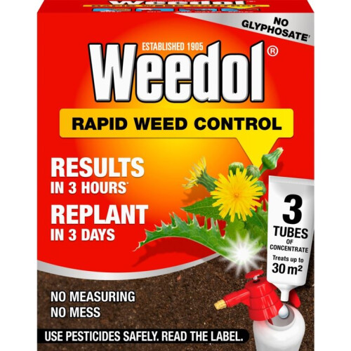 Weedol Weedol - Rapid Concentrate - 3 Tubes