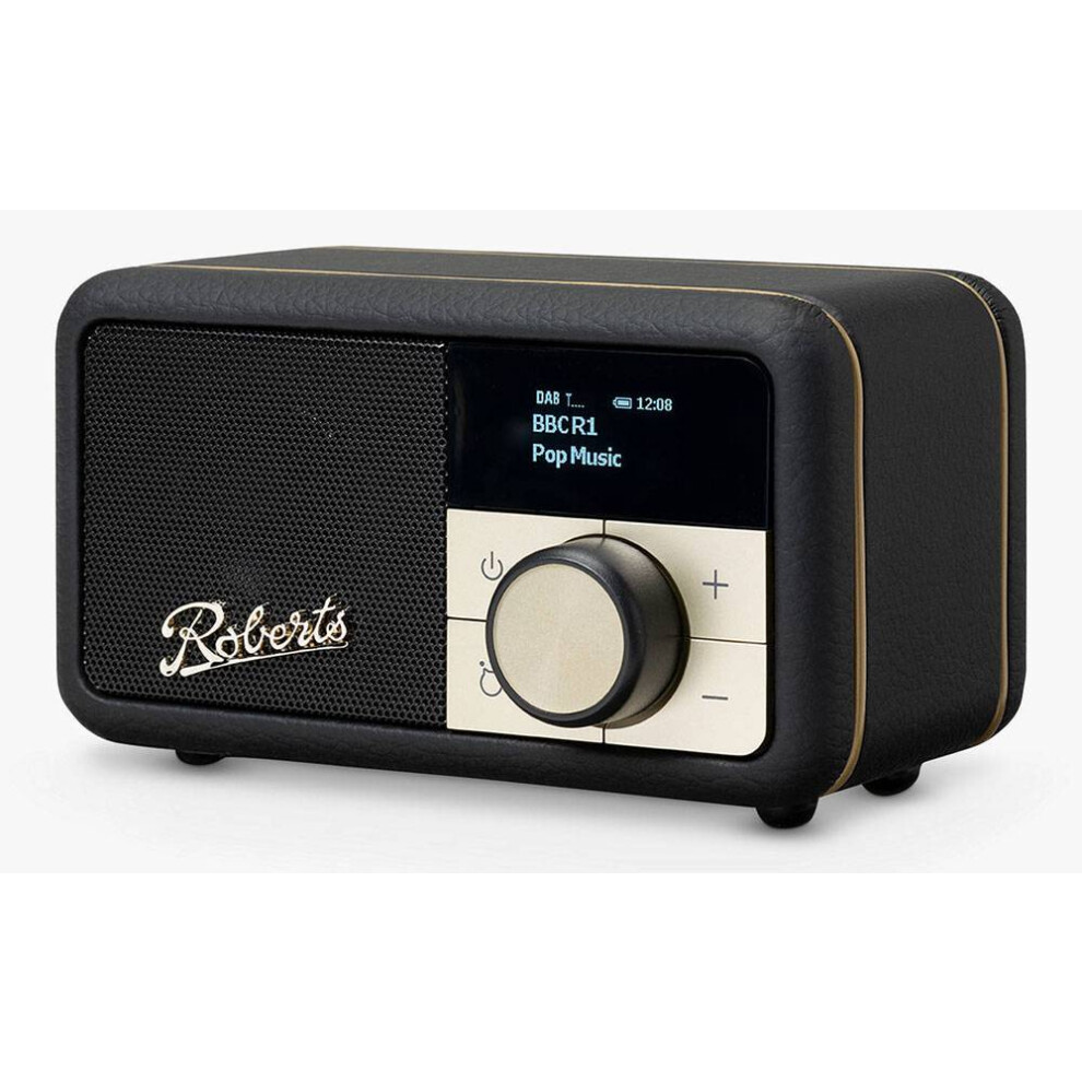 (Black) Roberts Revival Petite 2 DAB/DAB+/FM Digital Radio