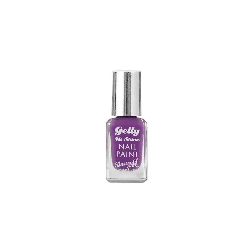 Barry M Gelly Hi Shine 10ml Nail Polish Beauty of Nails - Parma Violet