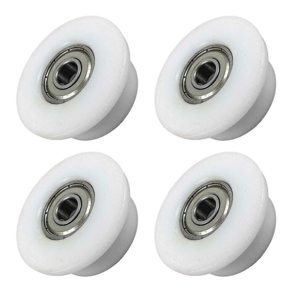 4x Rowing Machine Bearing Wheel Trainer Gear Attachments For Fitness Workout JU