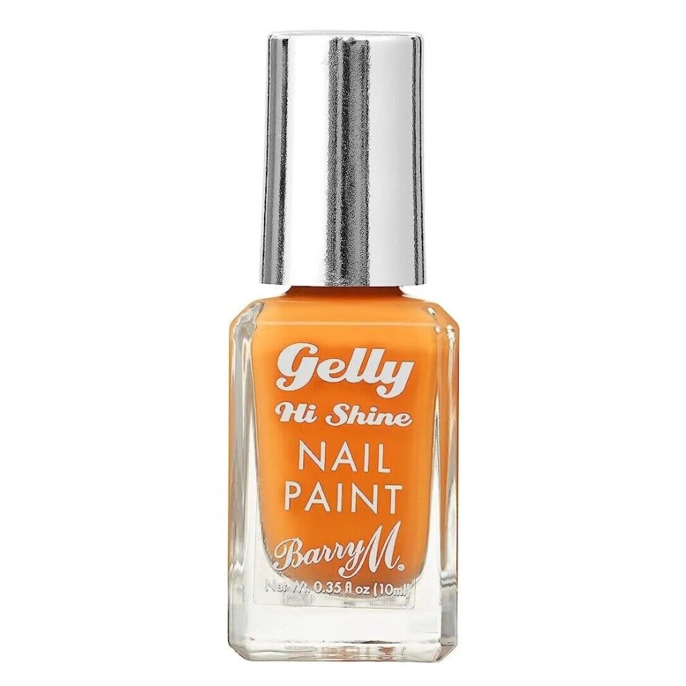 Barry M Gelly Hi Shine 10ml Nail Polish Beauty of Nails - Mandarin