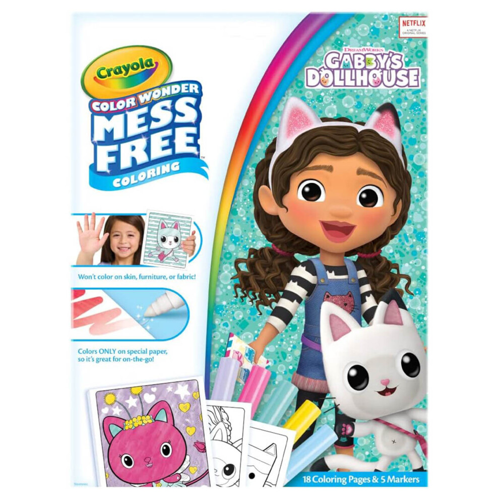 Crayola Gabby's Dollhouse Colour Wonder Multicoloured