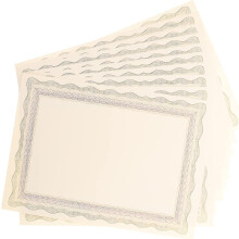 10 Pieces Certificate Inner Page A4 Printer Paper Parchment Printer Paper Office Stuff Blank Sheet Parchment Certificate Papers Academic Certificate P