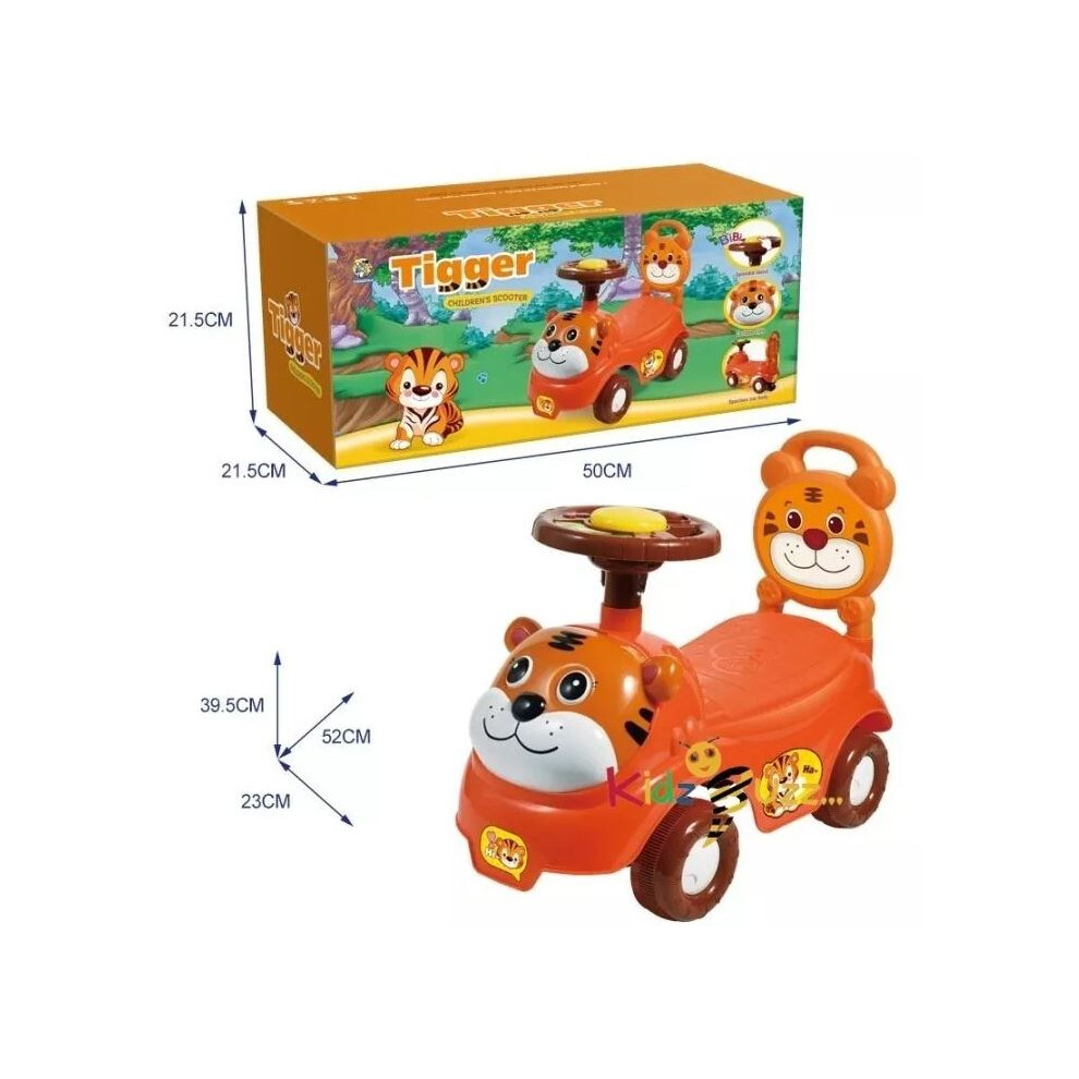 First Ride On Car Push Car Little Tigger Children Scooter Kidz Toy