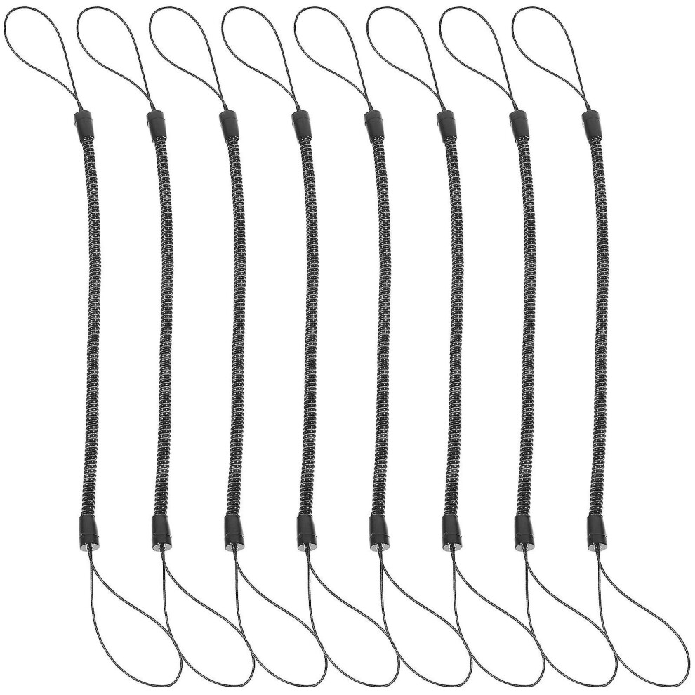 8pcs Retractable Cords Stylus Pen Ropes Hanging Rope Stylus Pen Lanyard Spring Ropes