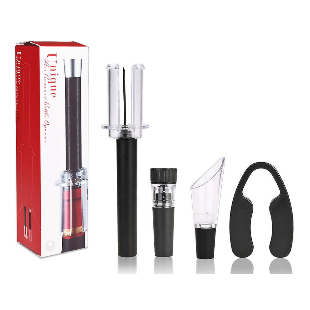 Air Pump Wine Bottle Opener Air Pressure Vacuum Red Wine Stopper Beer Lid Opener Corkscrew Corks Out Tool Stainless Steel Pin