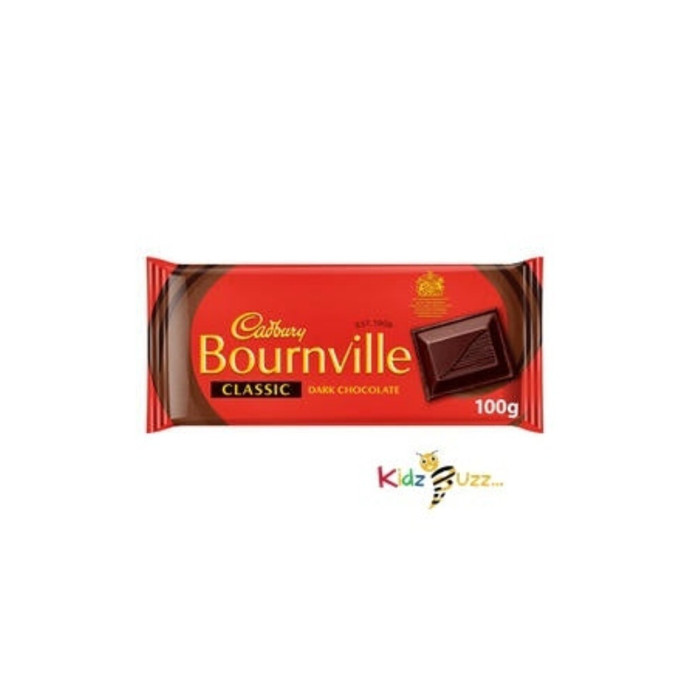 Cadbury Bournville Classic Dark Chocolate Bar 100G (Pack of 3)